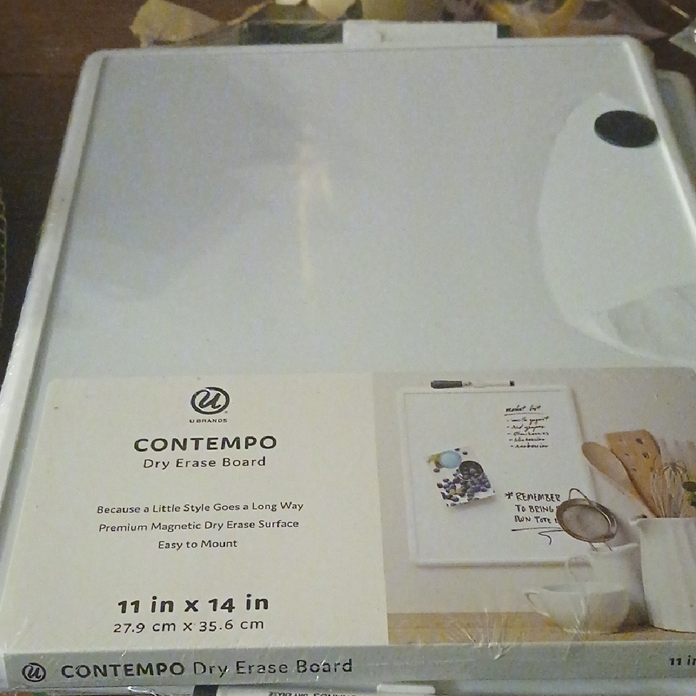 Contempo White Dry Erase Board NEW 11 X 14 New Set Of 2